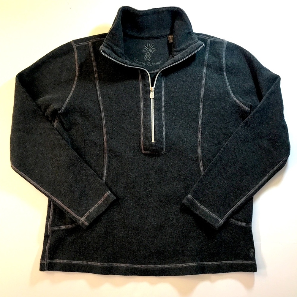 Tommy Bahama Half Zip Sweater Pullover Sz M